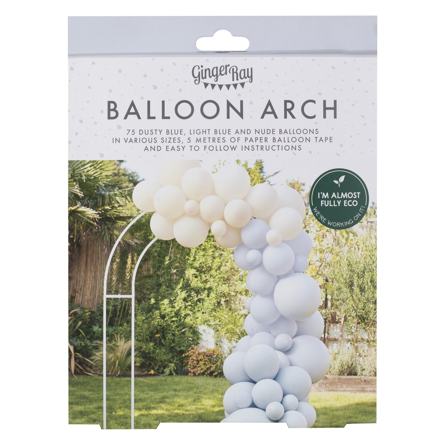 Paket balonov ''nude & blue''