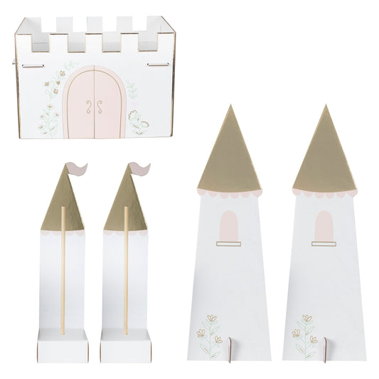 Nosilec za sladice v obliki gradu