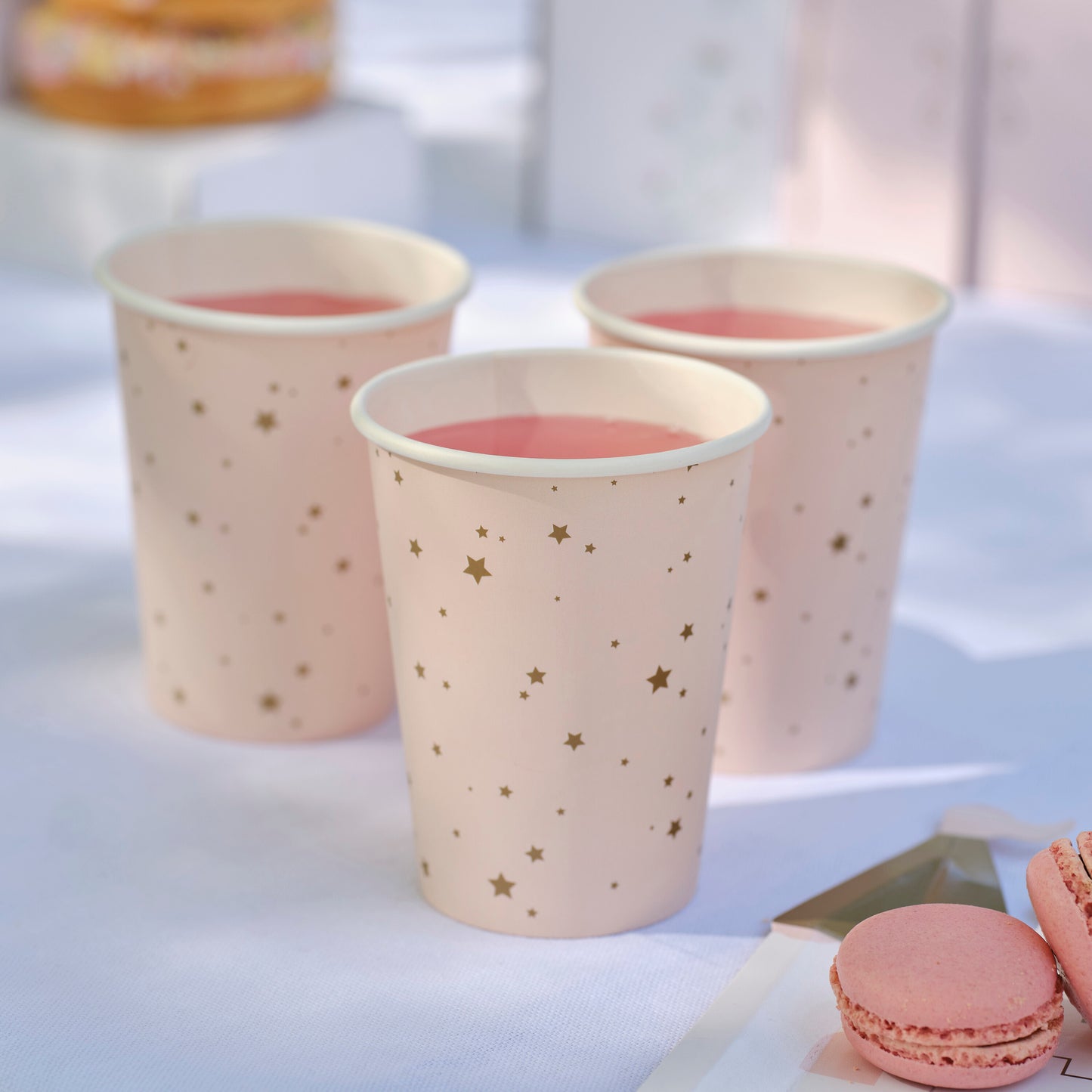 Kozarčki ''pink zlate zvezdice''