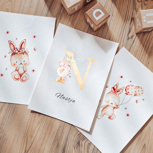 PERSONALIZIRANA GRAFIKA -ZAJČEK